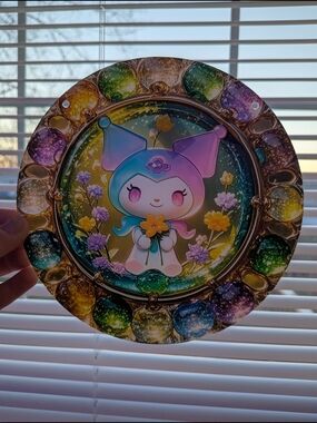 Fun Character With Gems Acrylic Suncatcher